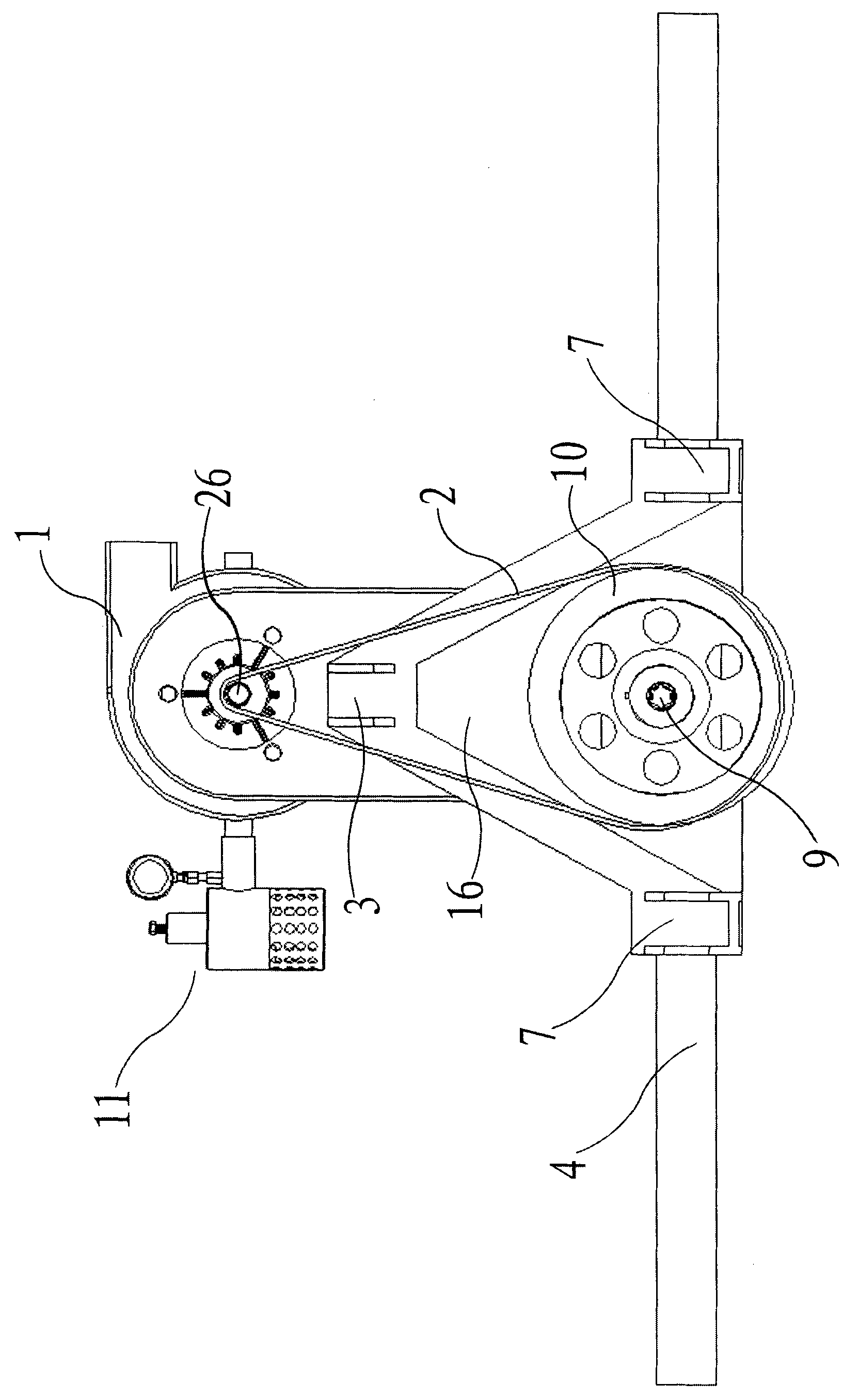 Fan assembly of air-aspiration type planting machine