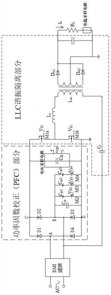 Passive power factor correction converter with high power factor and low output ripple
