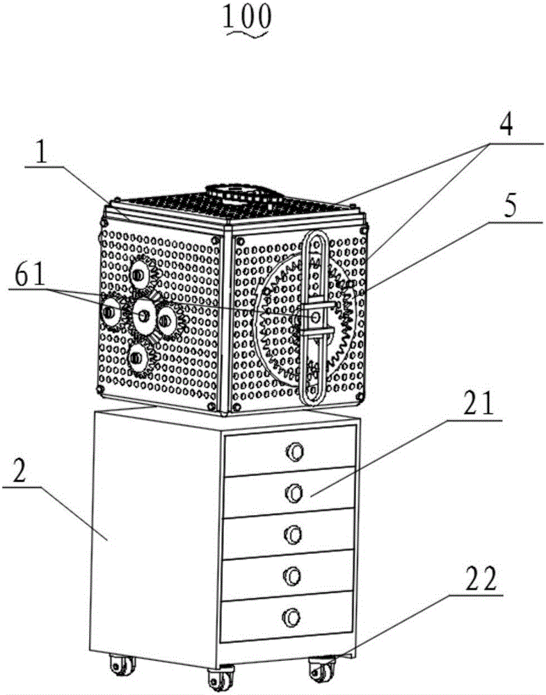 Mechanical principle experiment teaching aid