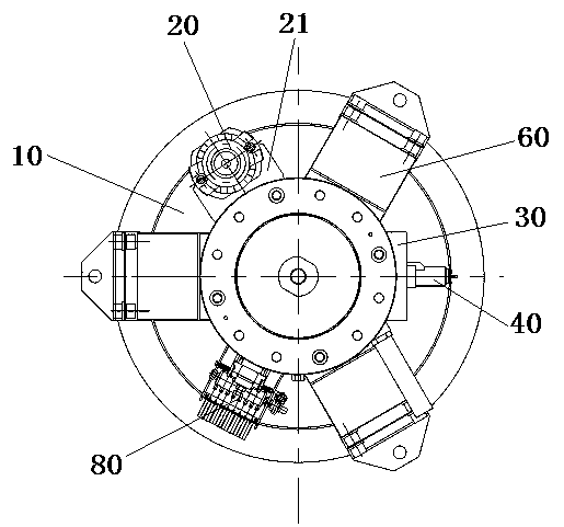 Oil pump assembly testing device of operating mechanisms