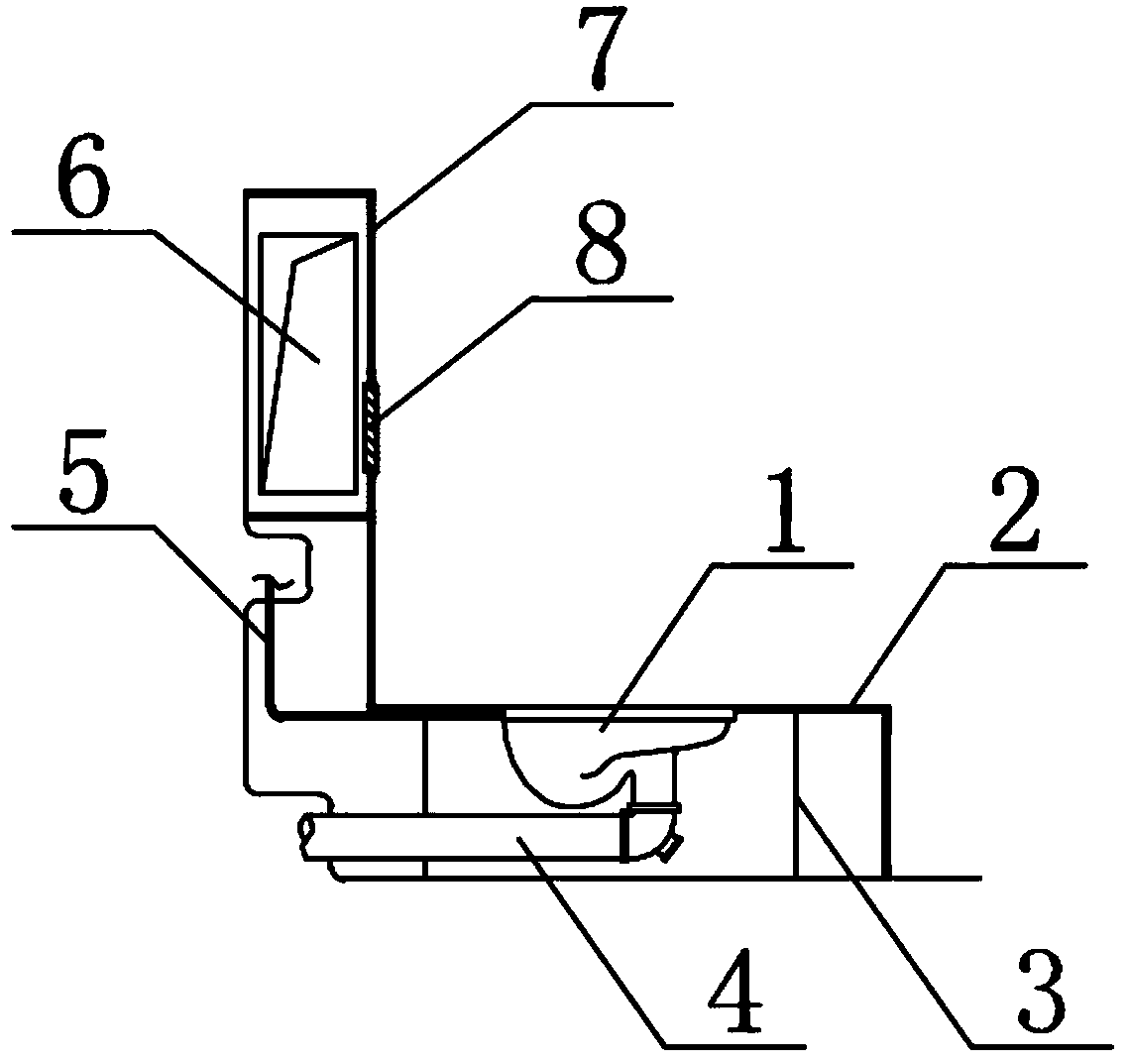 Assembled sanitary ware assembly and public toilet system