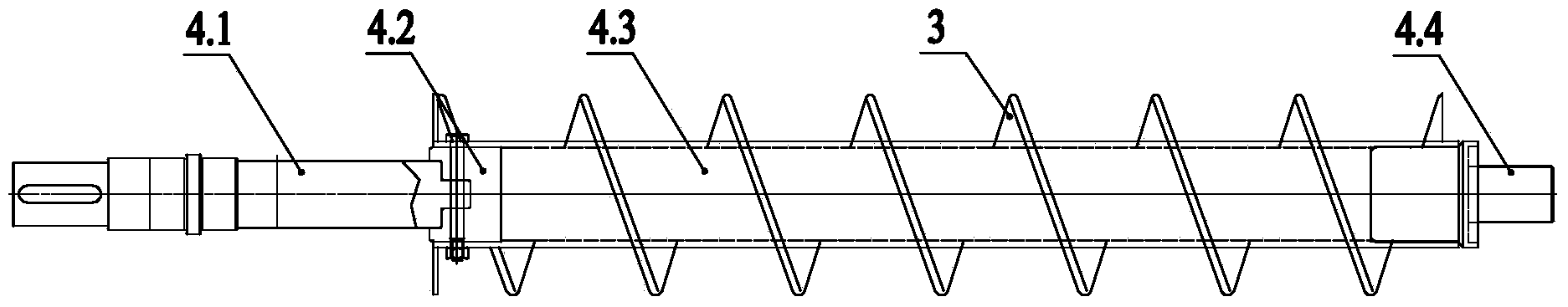 Sealed material discharging pusher