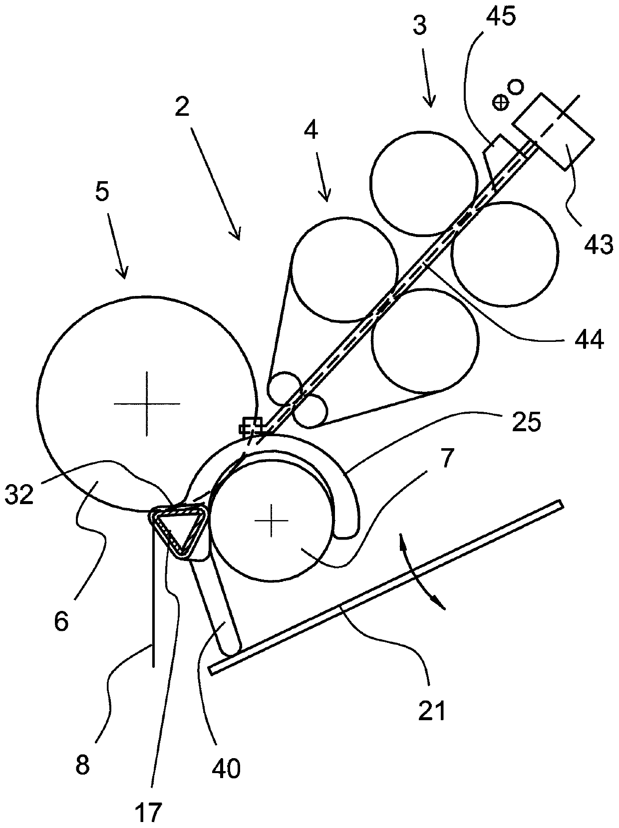 Drawing frame for spinning machine, and compaction device