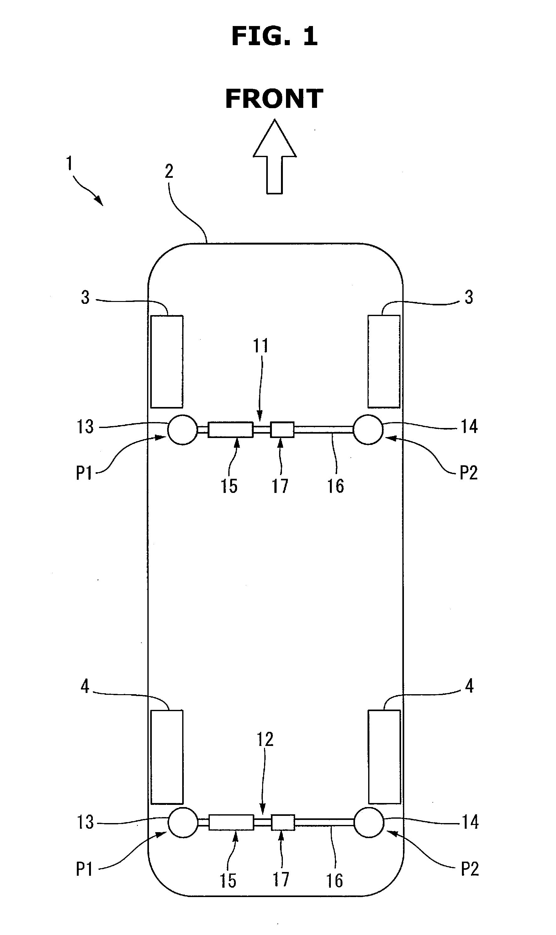 Vibration damping device for a vehicle body