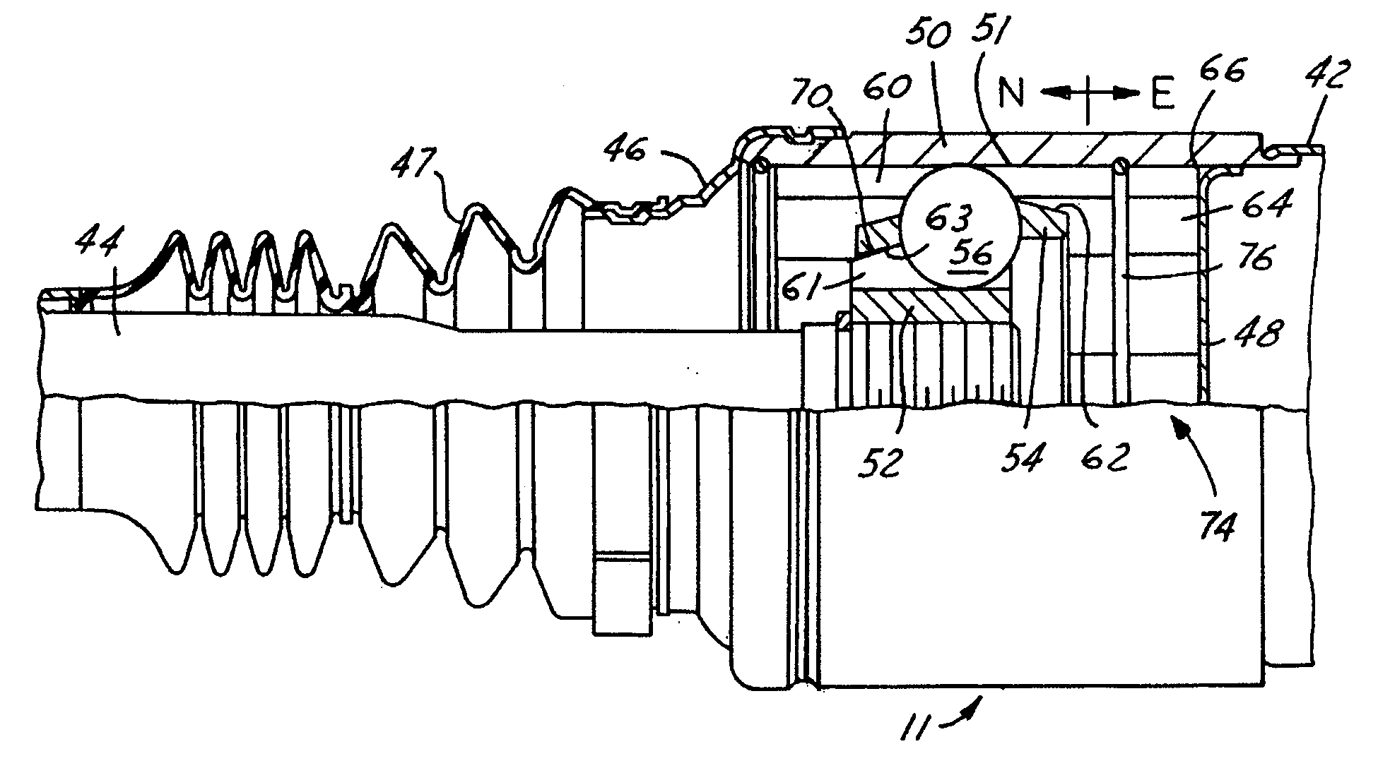 plunging-constant-velocity-joint-for-a-propshaft-tuned-for-energy