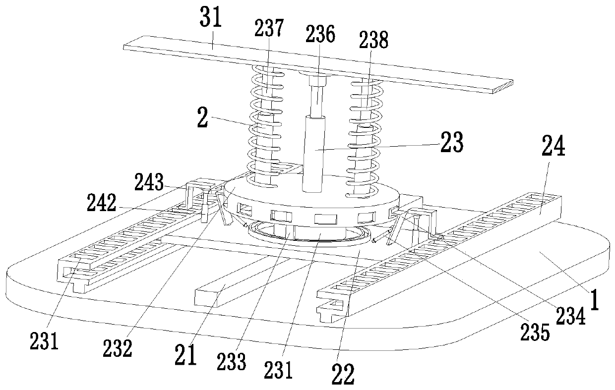 A bridge construction steel structure reinforcement construction integrated machine