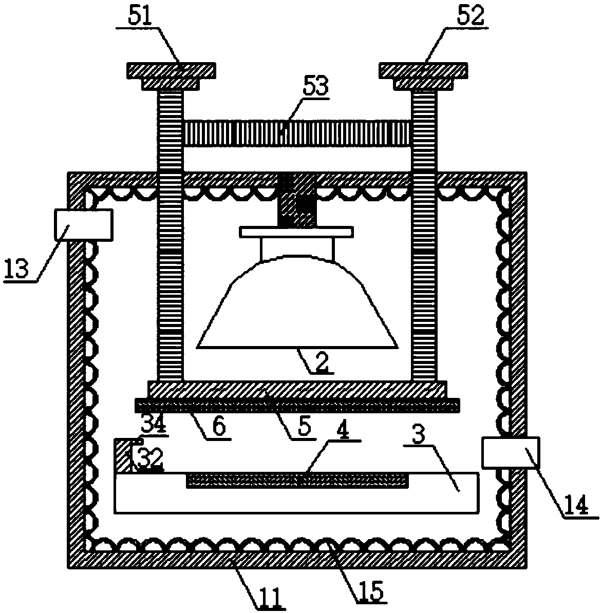 Exposure machine for effectively preventing photoresist from polluting mask plate