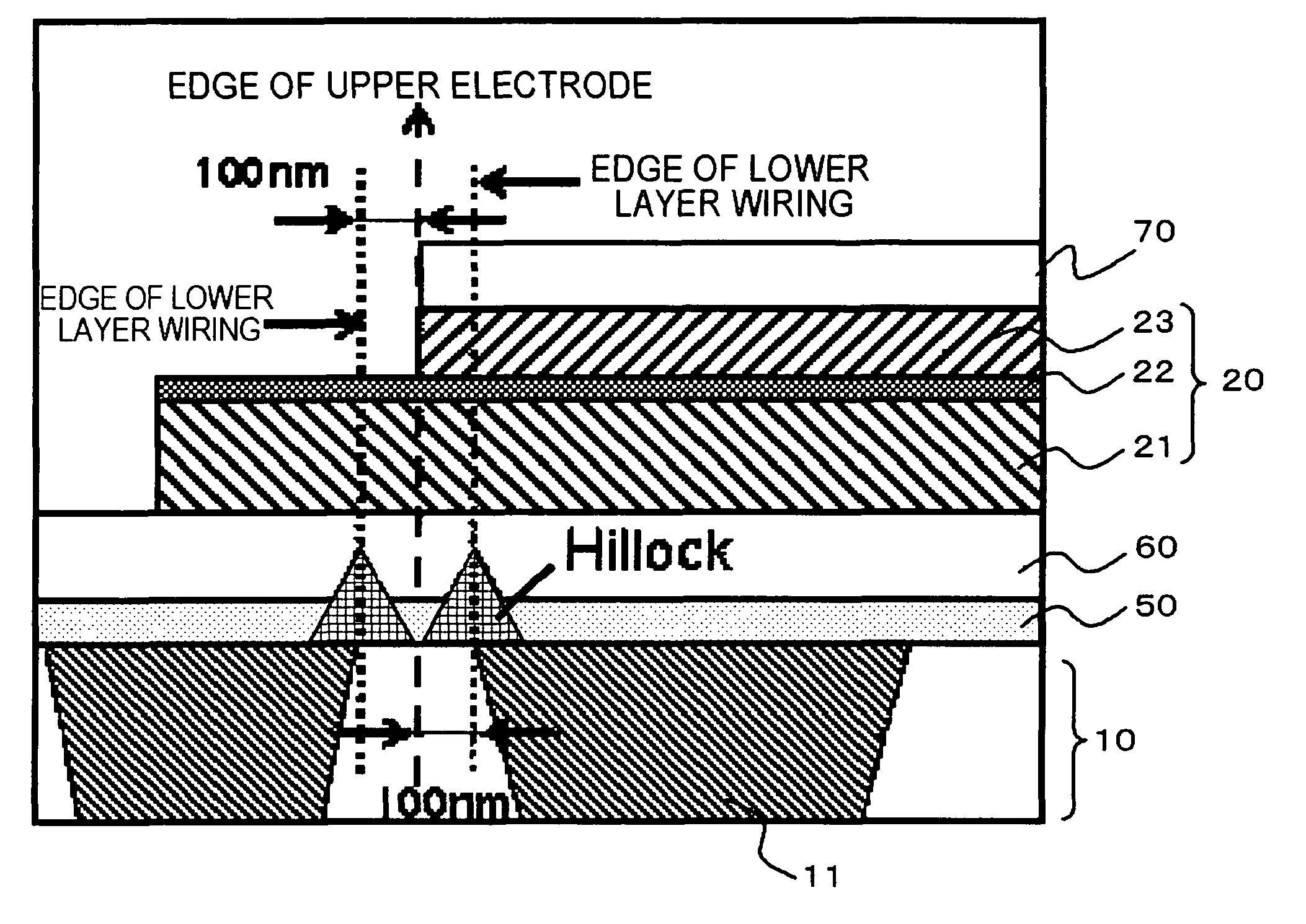 Semiconductor device with lower layer wiring