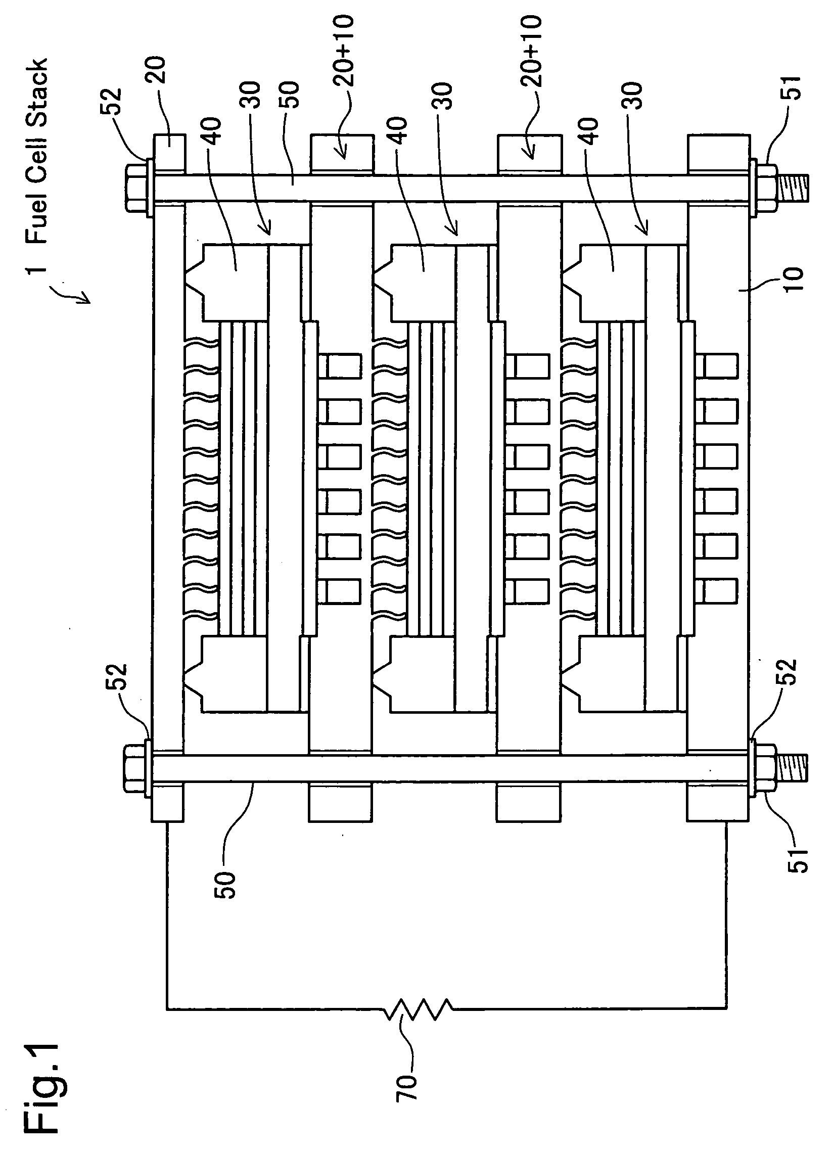 Fuel cell stack, fuel cell system, and manufacturing method of fuel cell stack