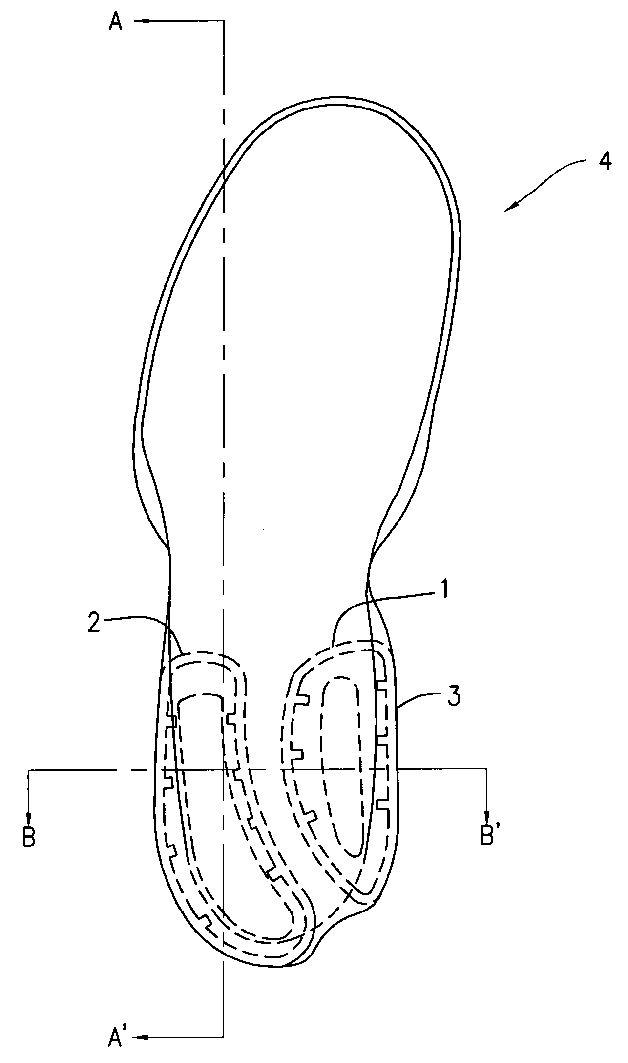 Insert for article of footwear and method for producing the insert