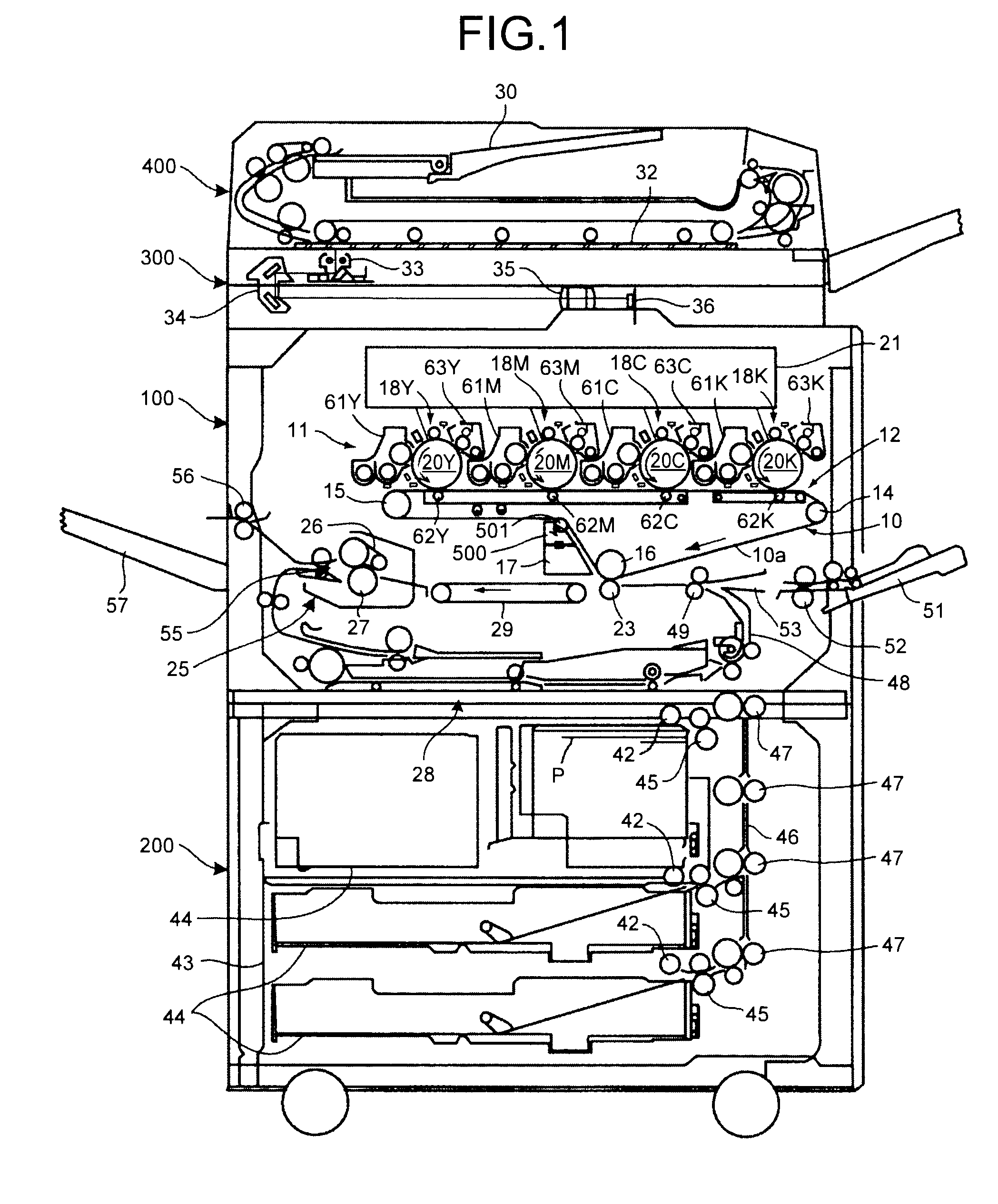 Image forming apparatus and belt tensioning unit