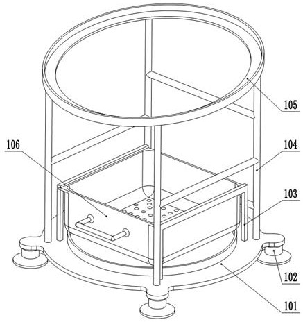 A fruit washing machine