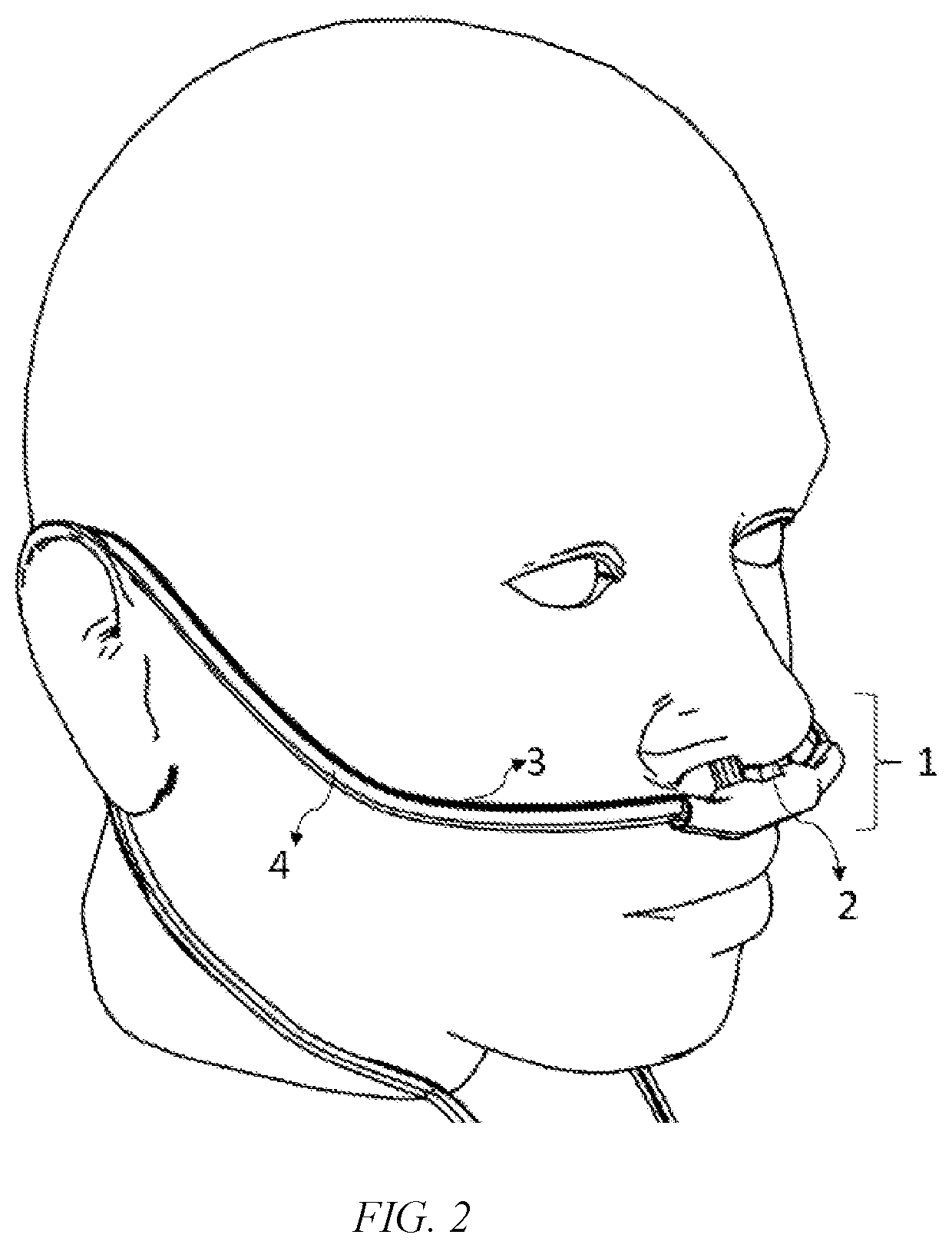 Nasal oxygen cannula with device for measuring use time