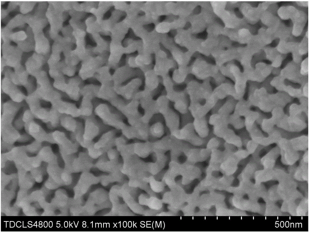 Preparing method for three-dimensional nanometer porous graphene
