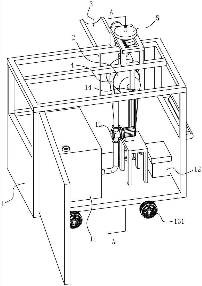 A municipal garden irrigation equipment