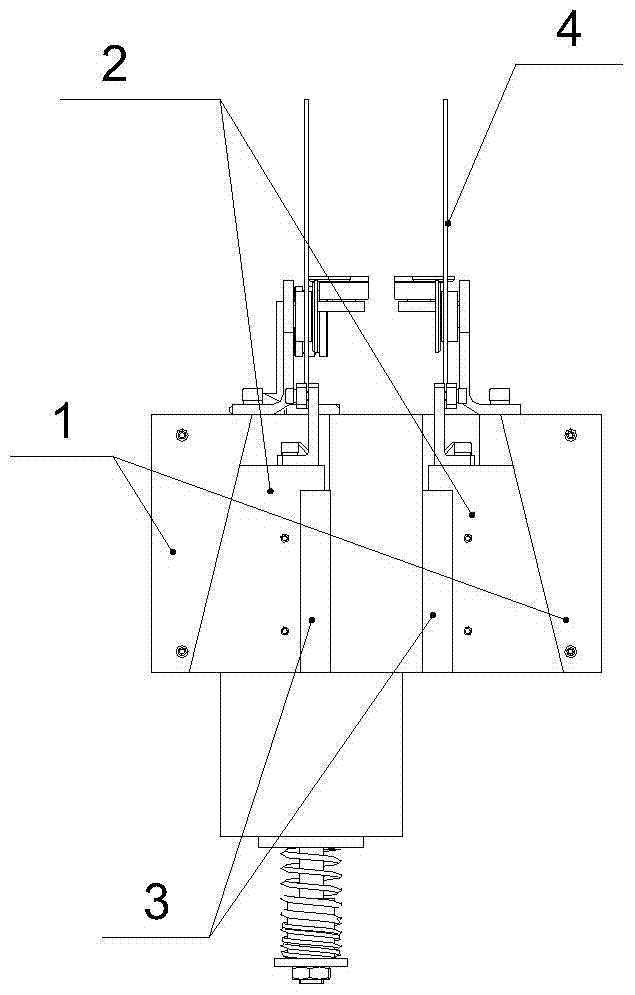 A stop device for effectively preventing the lifting platform from falling