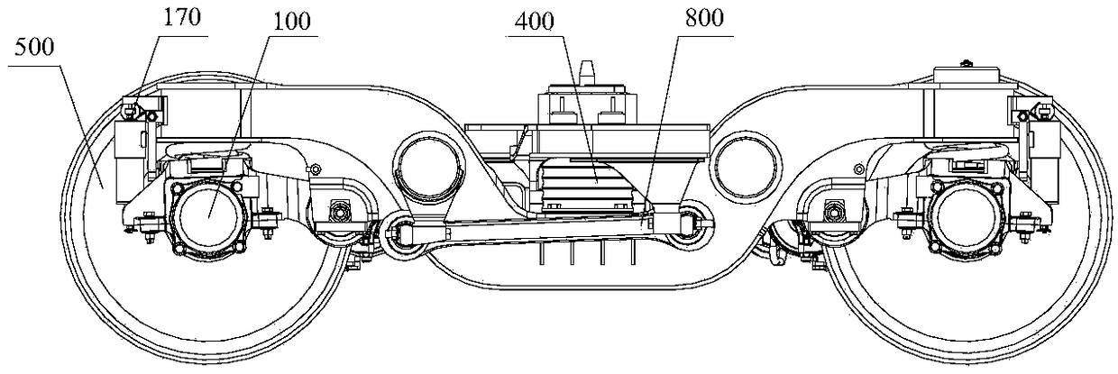 Railway Express Freight Car Bogie