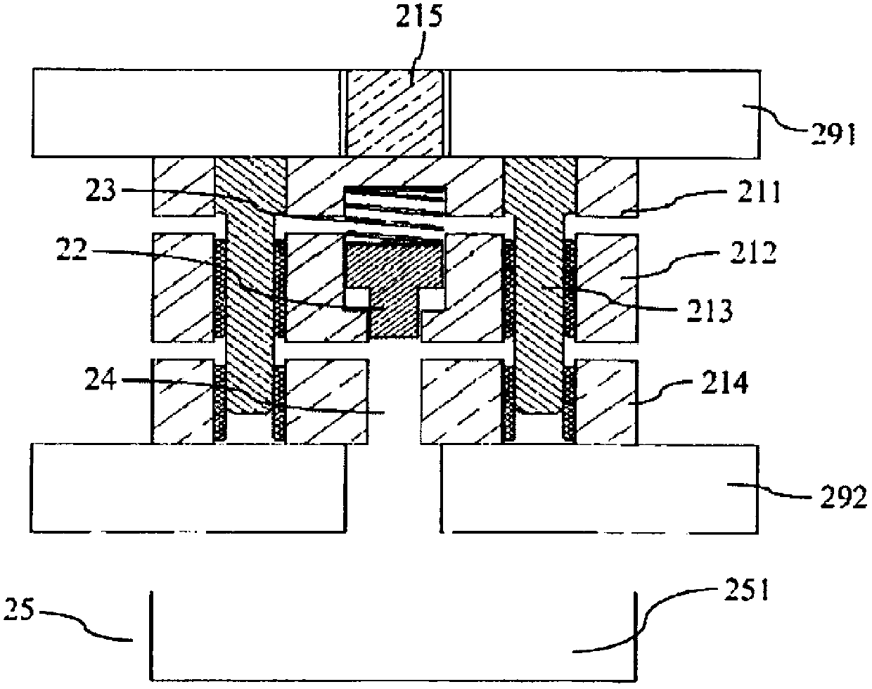 Thin gasket punch forming device