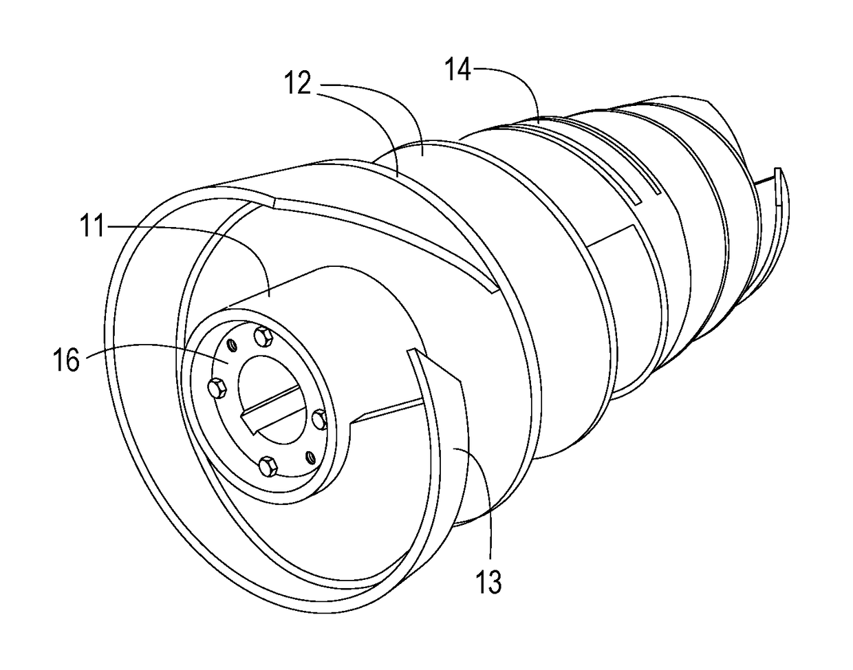 Spiral clean pulley