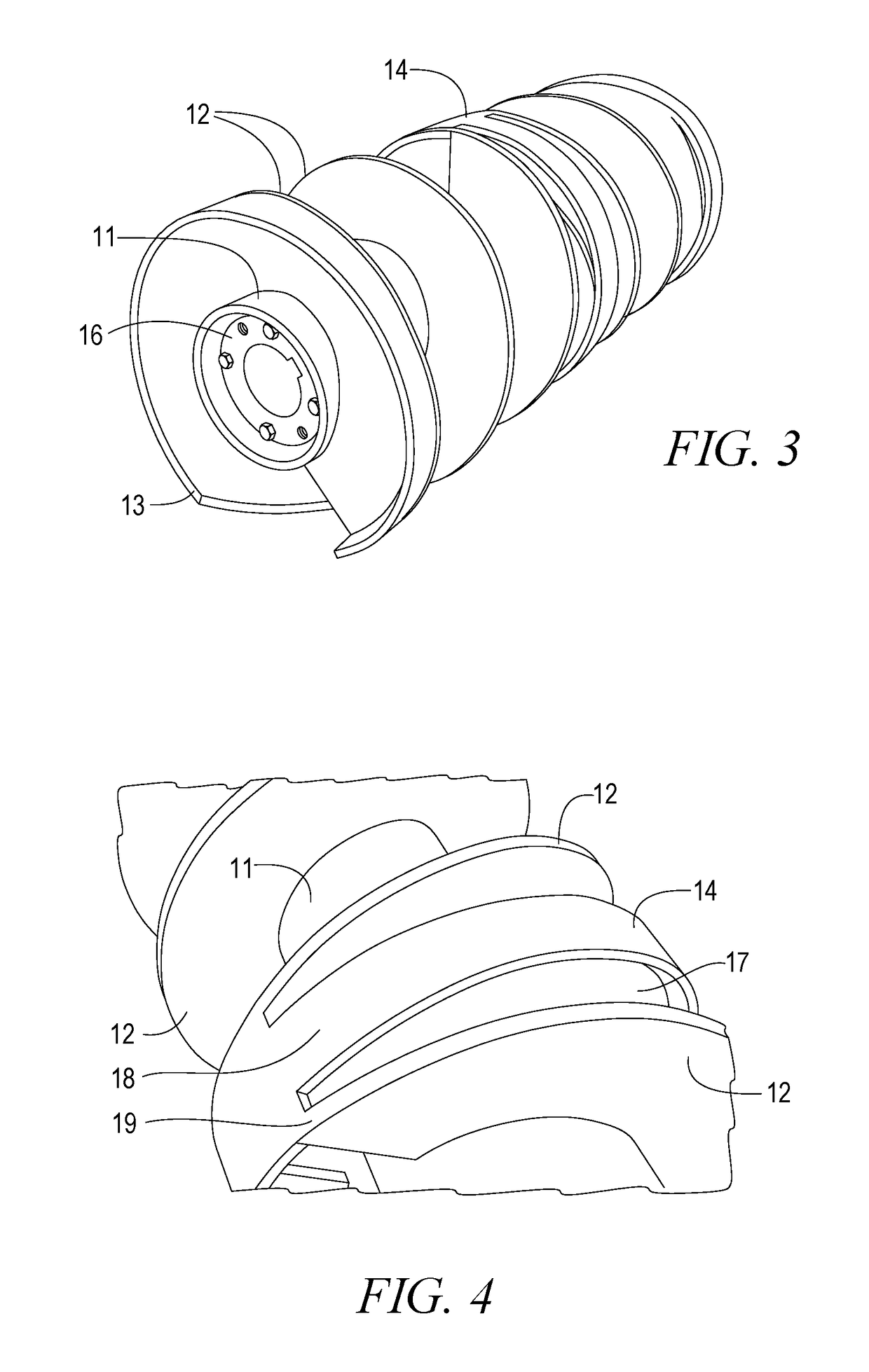 Spiral clean pulley