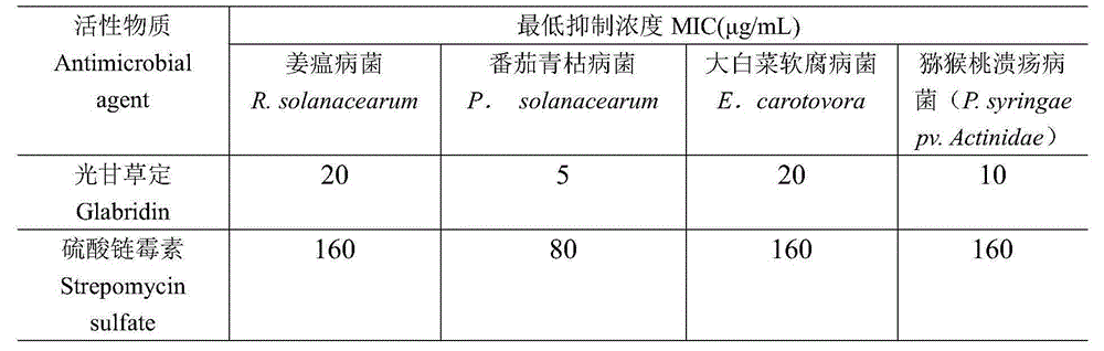 Application of isoflavonoids compound to prepare agricultural bactericide