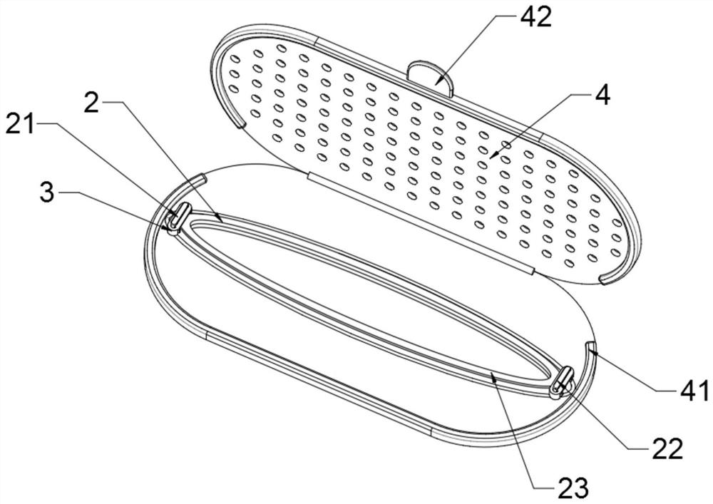 Auxiliary device for promoting postoperative wound healing of complex anal fistula and perianal abscess