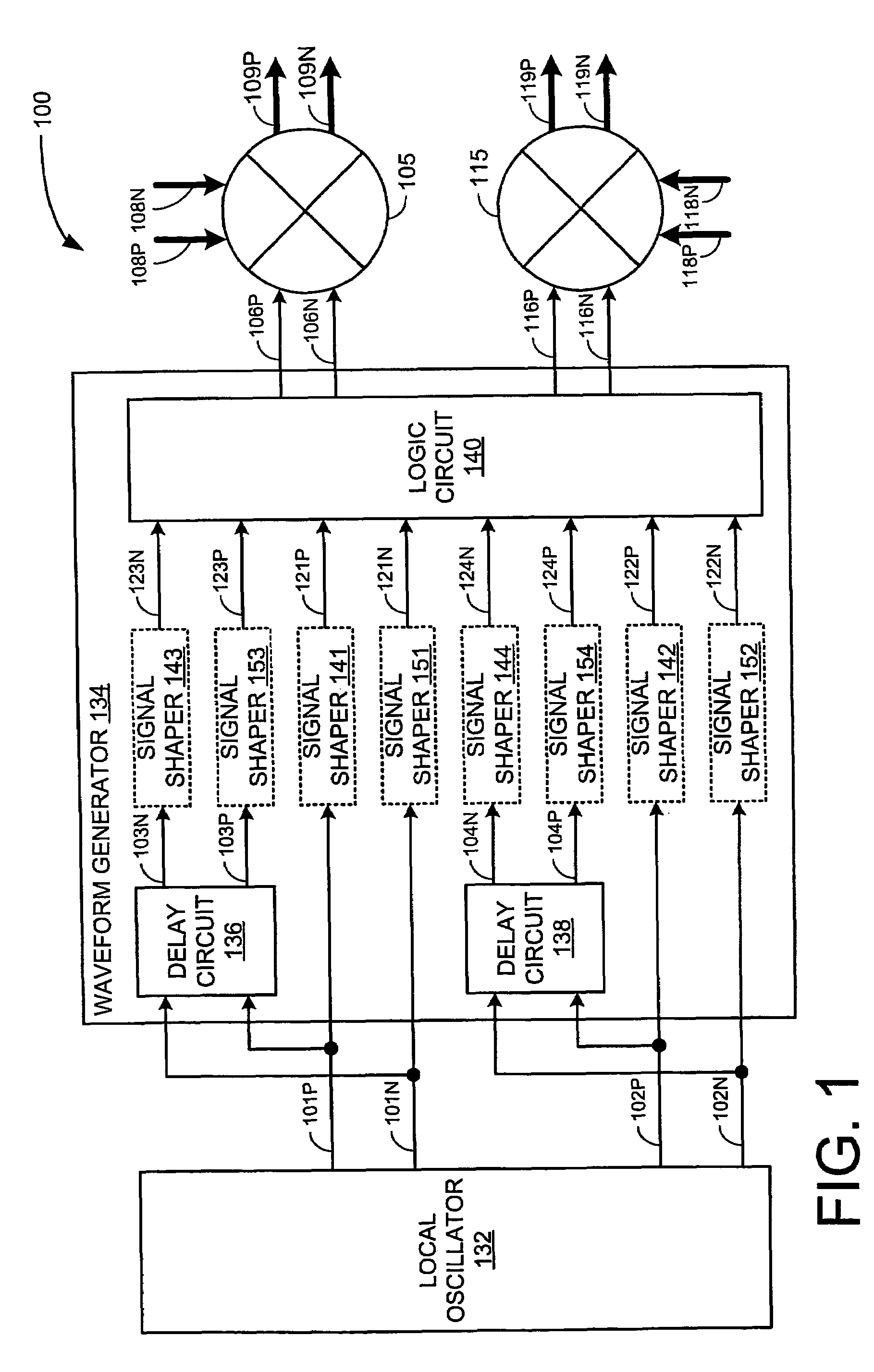 Integrated circuit and methods for third sub harmonic up conversion and down conversion of signals