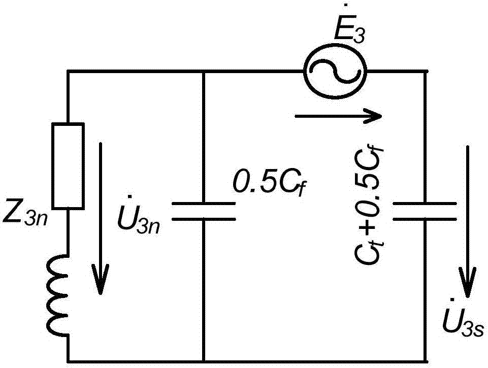 Third harmonic voltage stator grounding protection method
