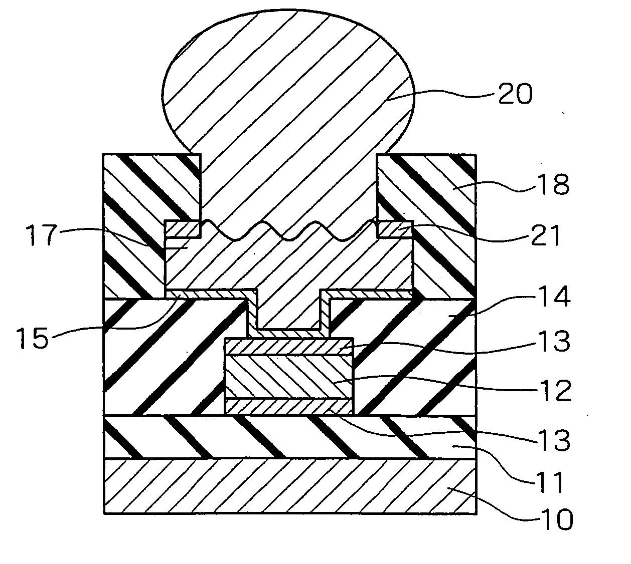 Process or making a semiconductor device having a roughened surface