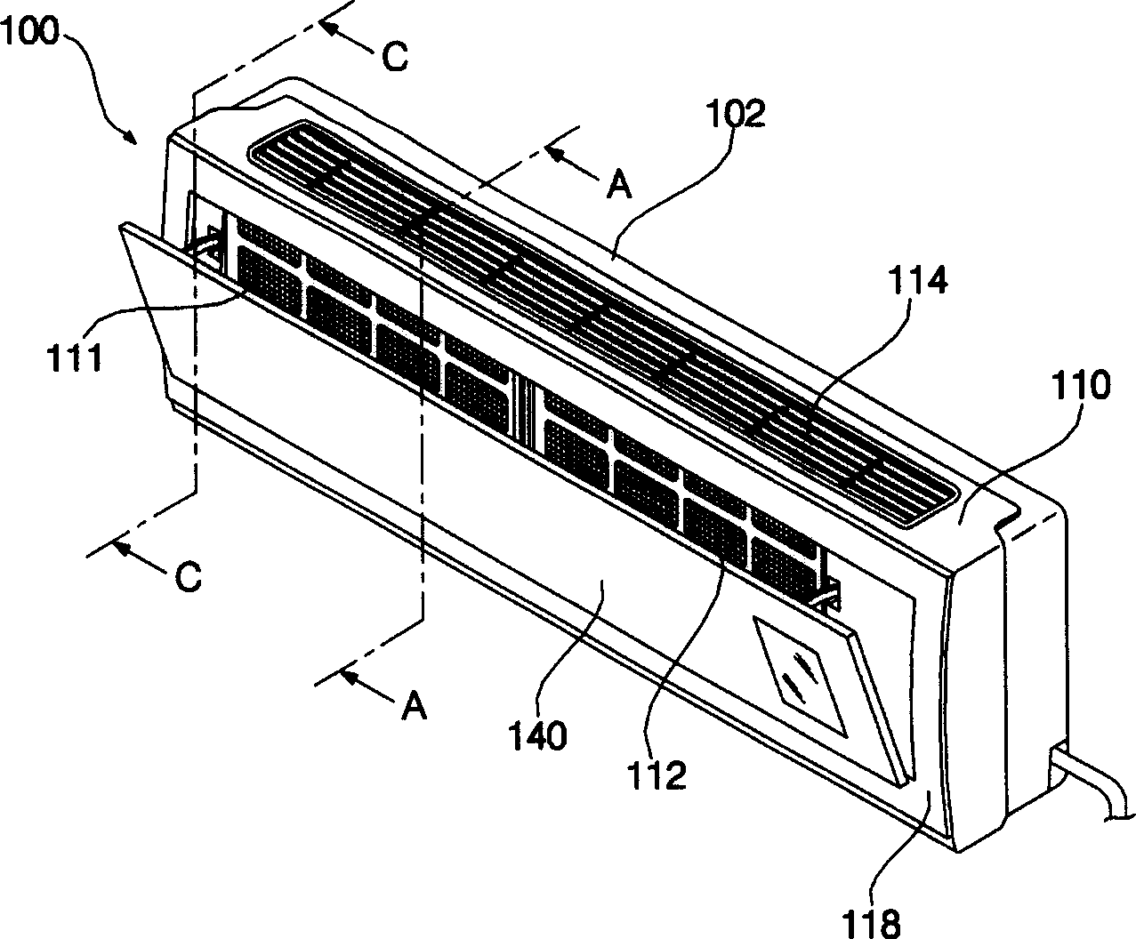 Air conditioner filter device