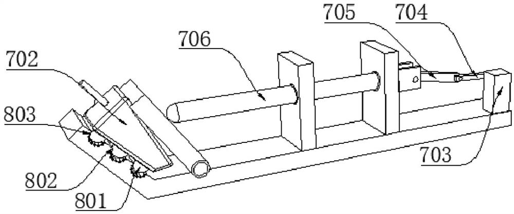 A textile fiber strength detection device