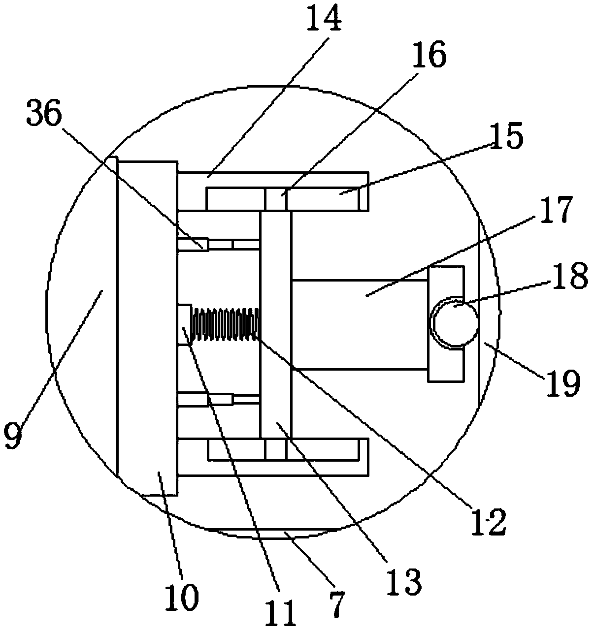 Steel tube color ring coating device