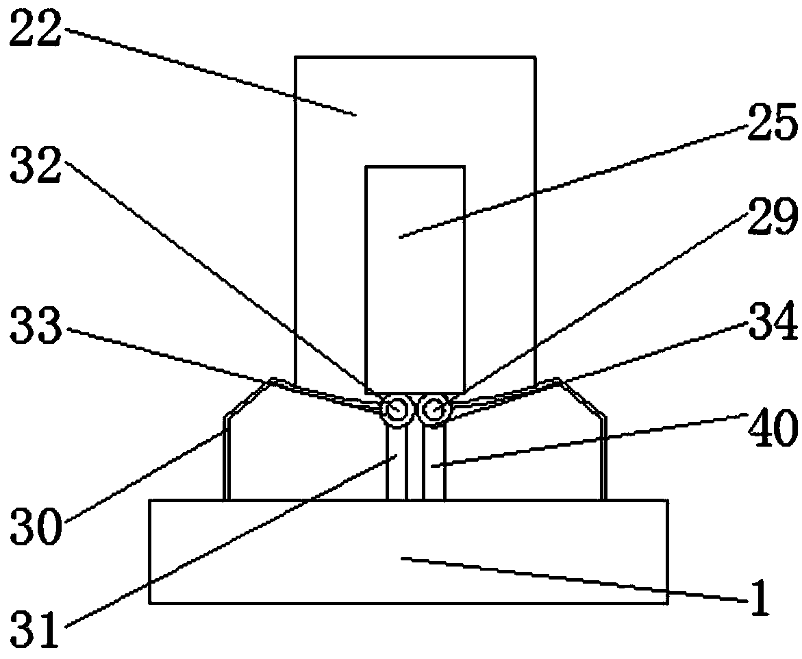 Steel tube color ring coating device