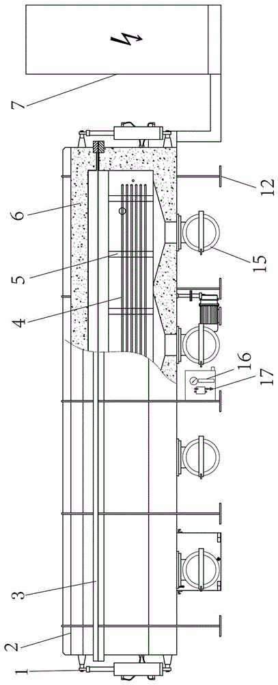 Vacuum incinerator device and operating method thereof