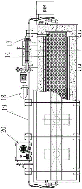 Vacuum incinerator device and operating method thereof