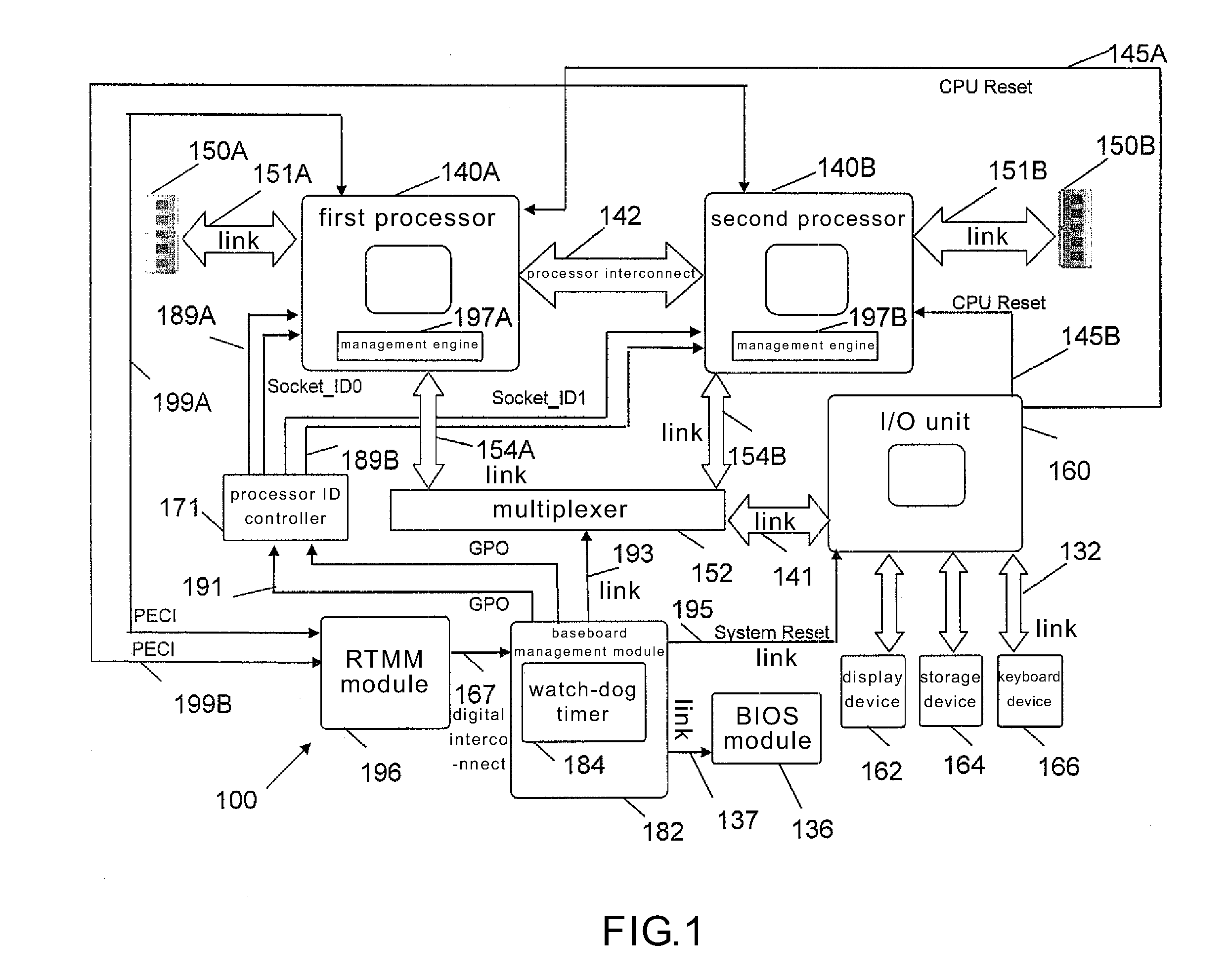 Apparatus and method for handling failed processor of multiprocessor information handling system