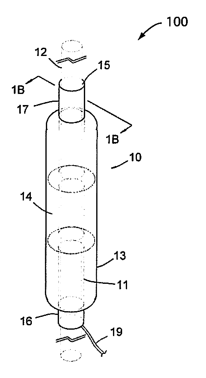 Inflatable artificial muscle for elongated instrument