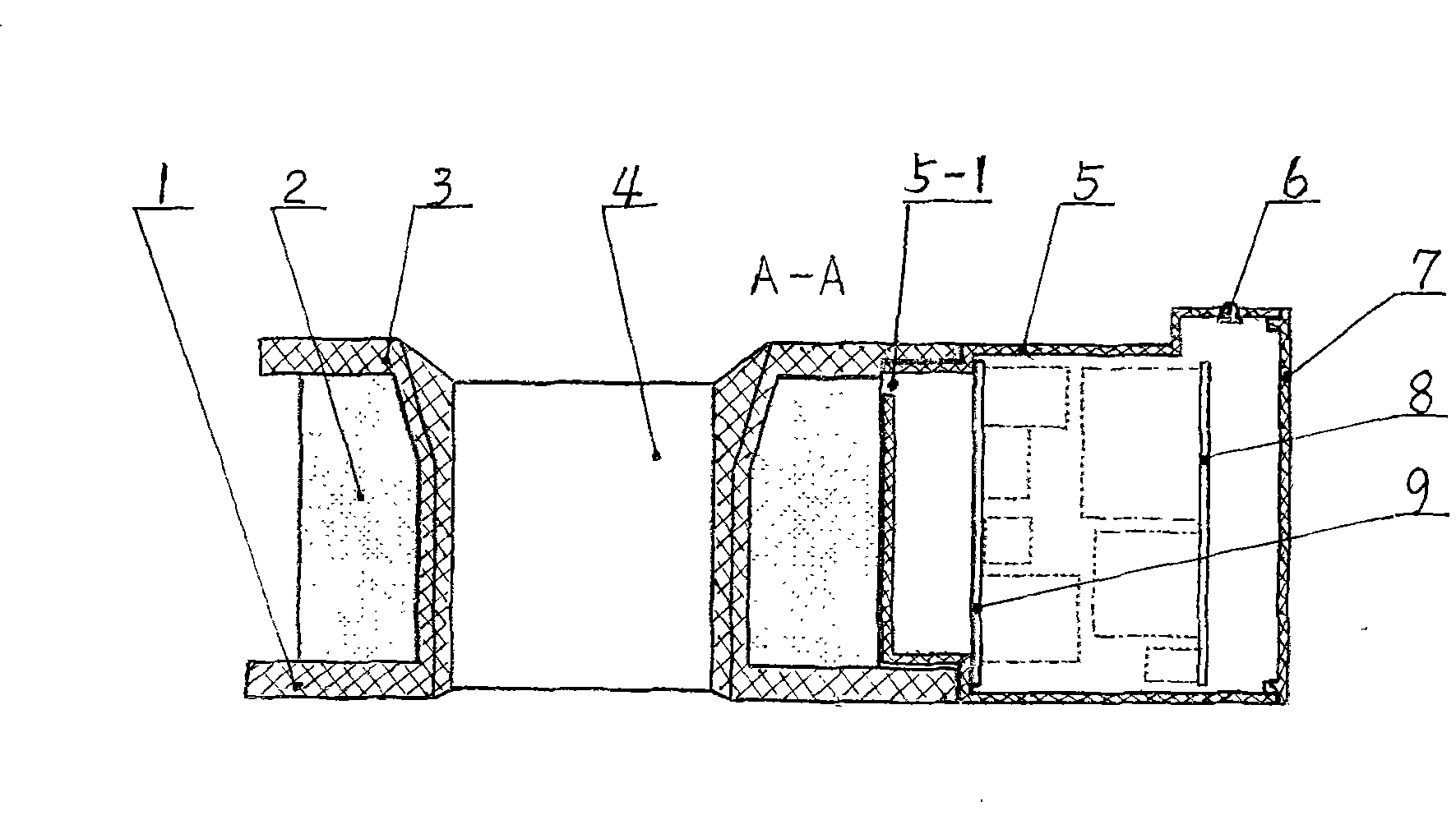 AC electromagnetic coil with protection device