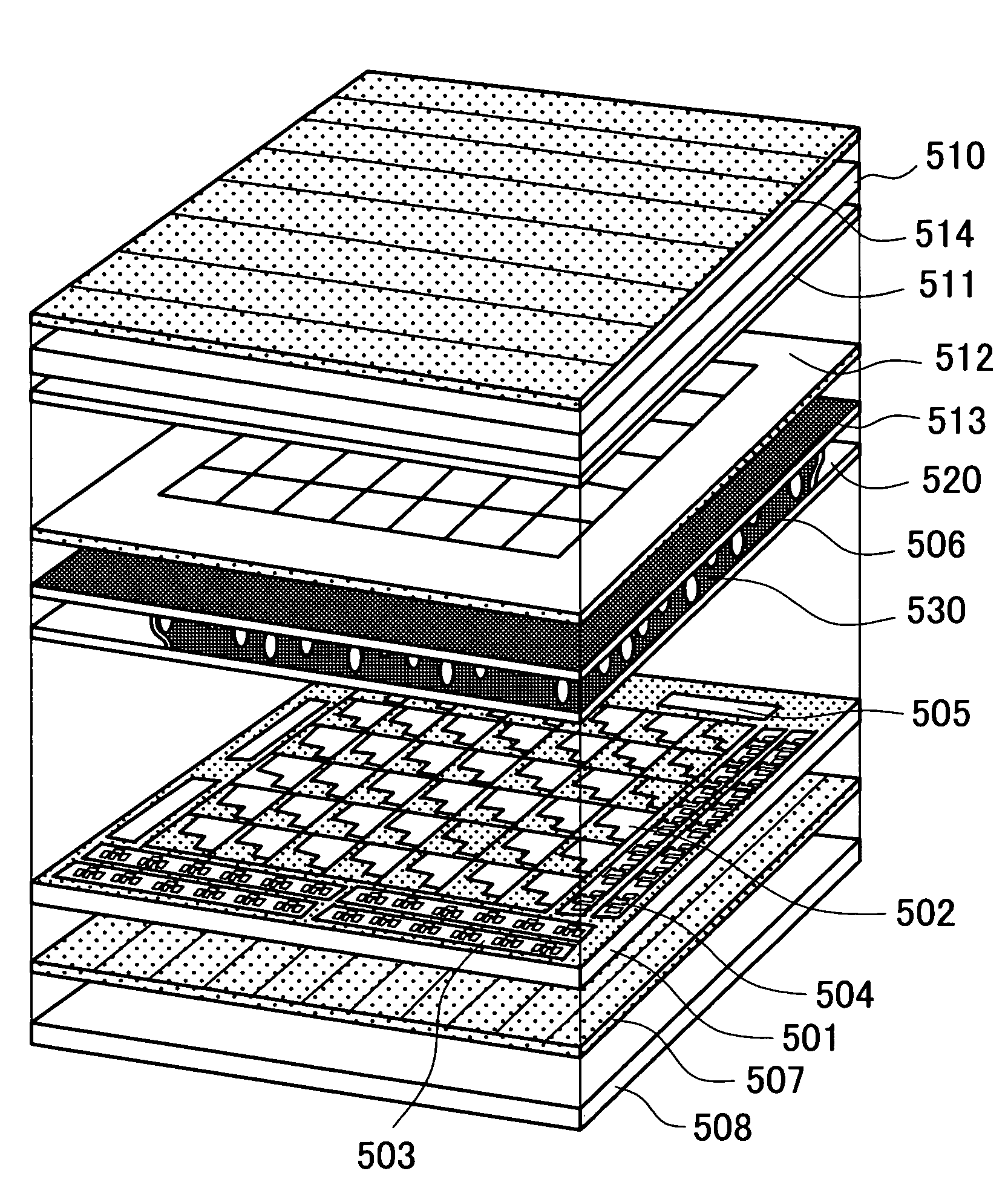 Manufacturing method of a display device using a two-layered resist