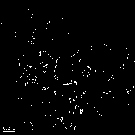 Preparation method of porous carbon ball-loaded M-Sn alloy nano particle composite material