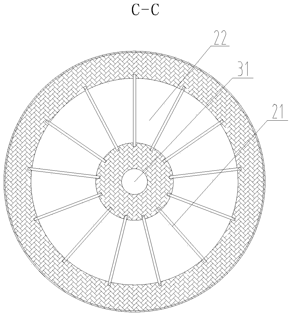 Continuous heat accumulating type heat exchanger