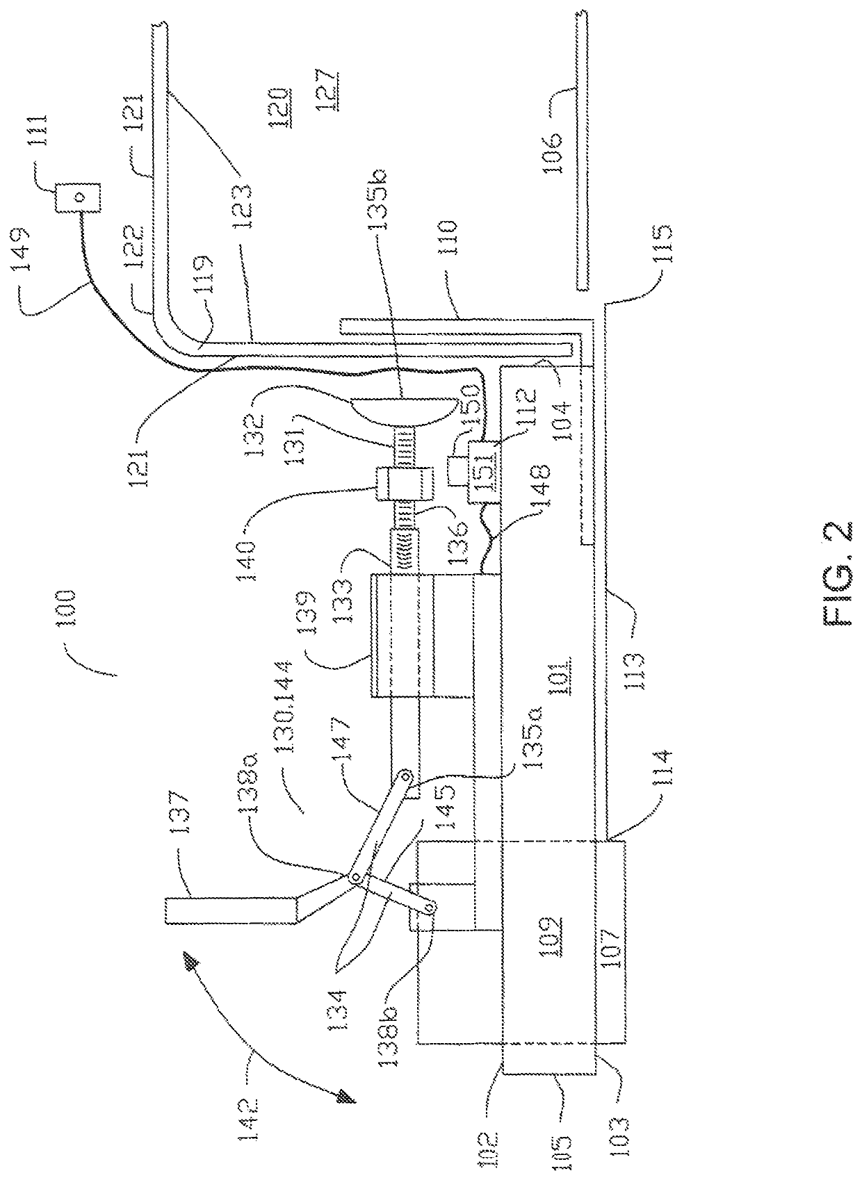 Lawn mower mounted string trimmer attachment apparatus and method