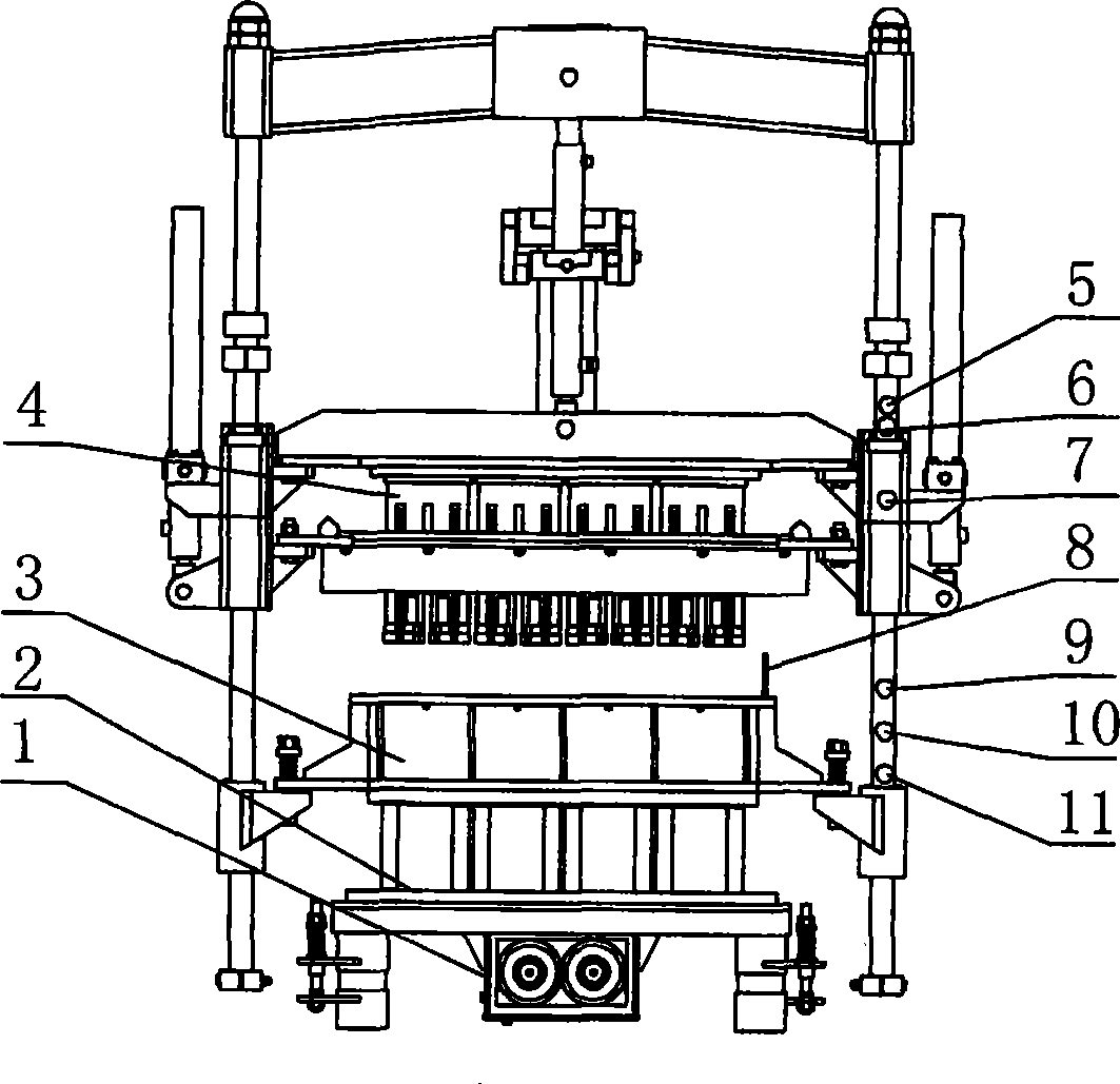 Block moulder with failure-safe system and working method thereof