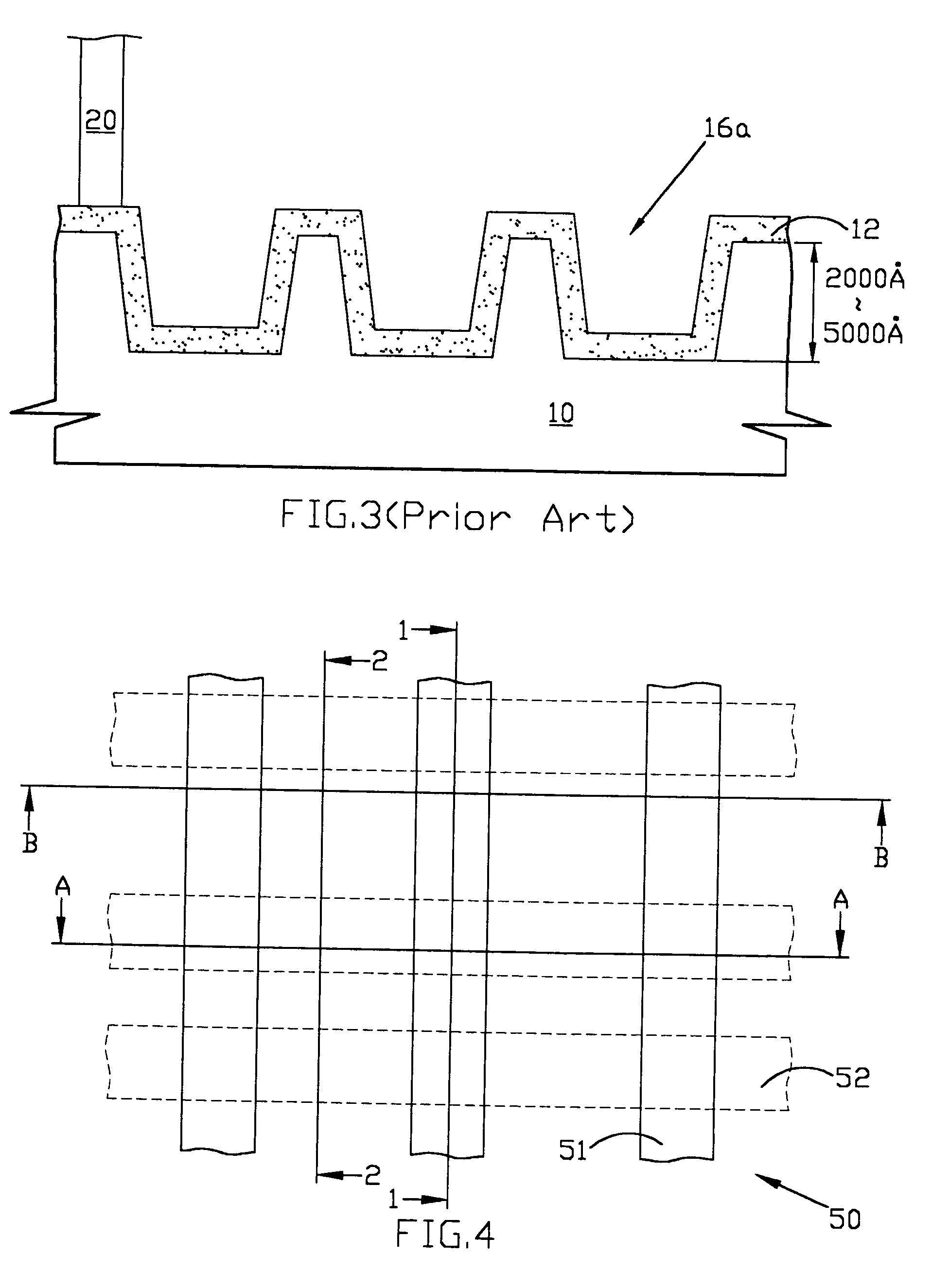 Method for forming a buried diffusion layer with reducing topography in a surface of a semiconductor substrate