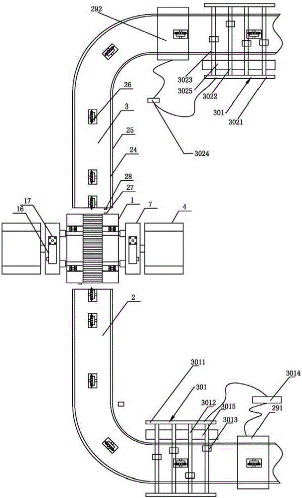 Quality testing conveying line and quality testing method thereof