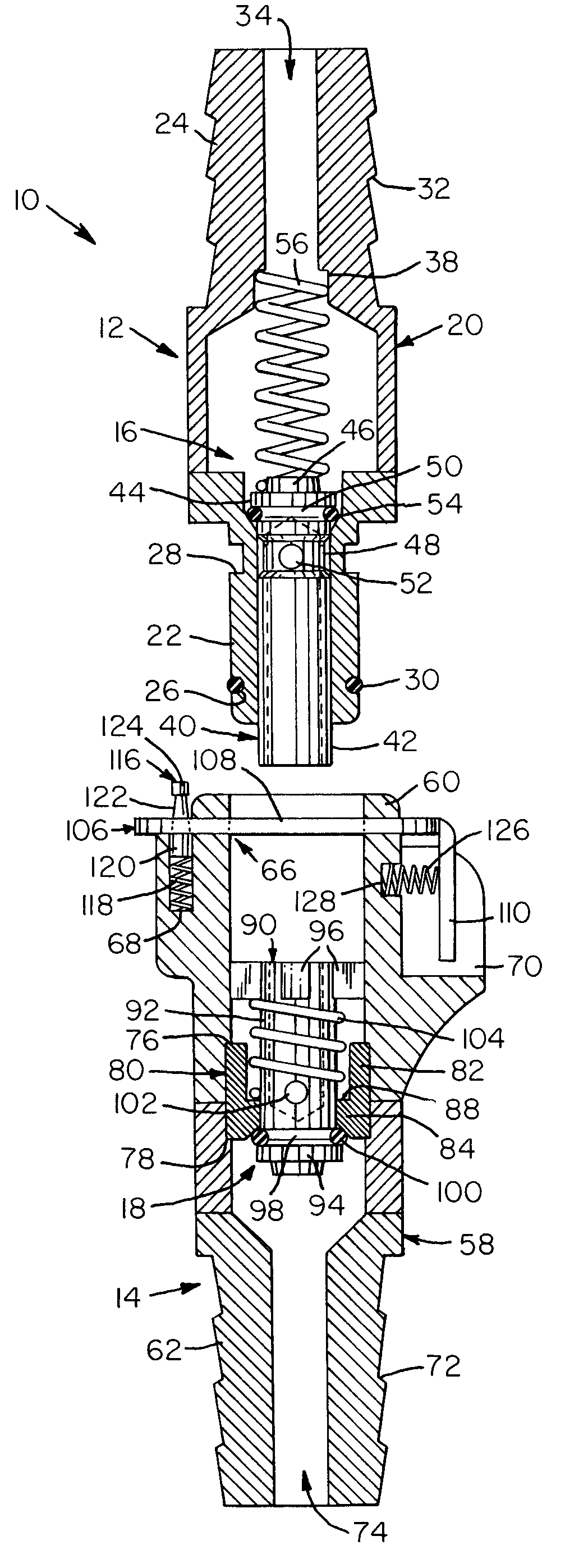 Releasable tubing connector