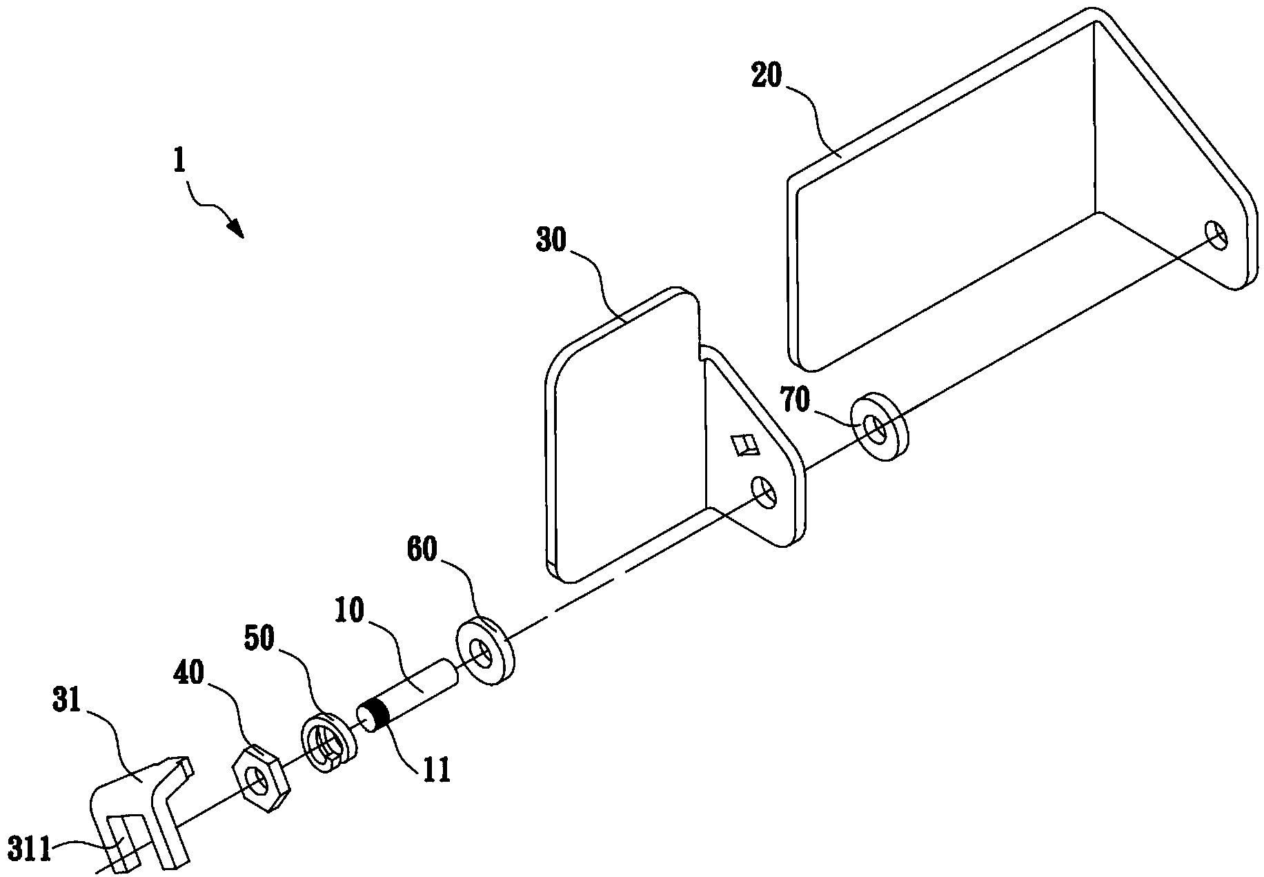 Hub unit and electronic device provided with the same