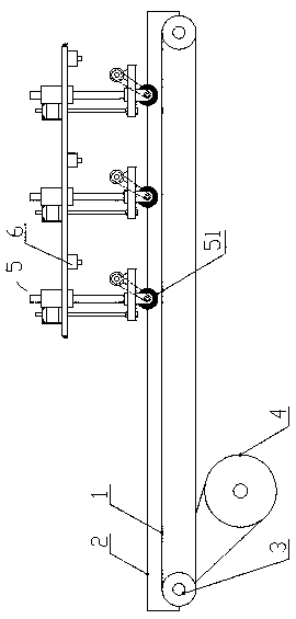 Scattering device after tea leaf rolling and use method