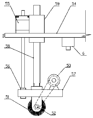 Scattering device after tea leaf rolling and use method