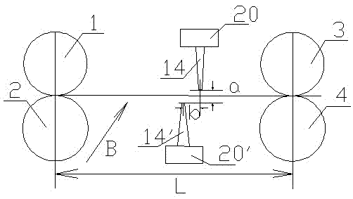 Device for improving strength of ring-spun yarn by gas stimulation method